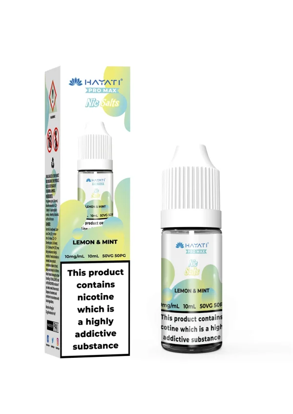 Lemon Mint Nic Salt E-Liquid by Hayati Pro Max 10ml
