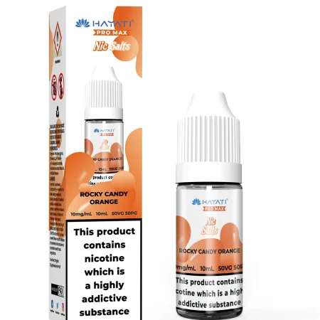 Rocky Candy Orange Nic Salt E-Liquid by Hayati Pro Max 10ml