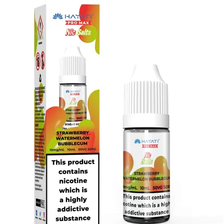 Strawberry Watermelon Bubblegum Nic Salt E-Liquid by Hayati Pro Max 10ml